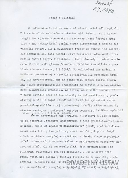 Strana č. 1
