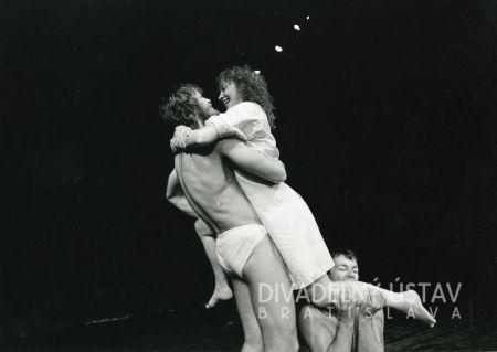 Milan Bahul (Azor), Ľubomíra Hlaváčová (Eglé), František Výrostko (Mesrin)