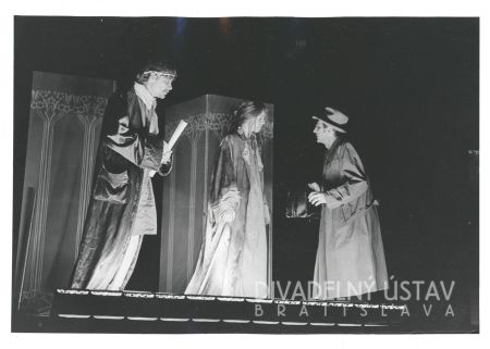 Marián Geišberg (Človek), Marta Sládečková (Žena), Ivan Giač (Doktor)