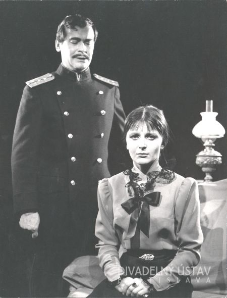 Ján Blanský (Soľonyj), Alžbeta Barthová (Irina)