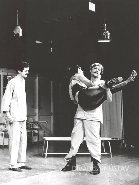 Juraj Predmerský (Billy Bibbit), Marta Sládečková (Sandra), Marián Geišberg (Randle Patrick McMurphy)
