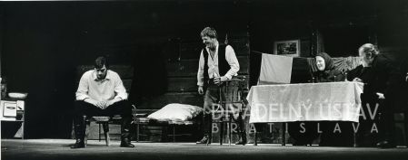 Juraj Kukura (Ďurko), Eduard Bindas (Lauko), Irena Pašková (Žofa), Viliam Polónyi (Palčík)