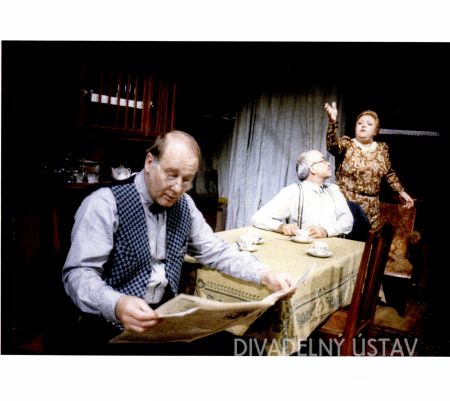 Leopold Haverl (Karl Bockerer), Eva Krížiková (Binerl), Ivan Rajniak (Hatzinger)
