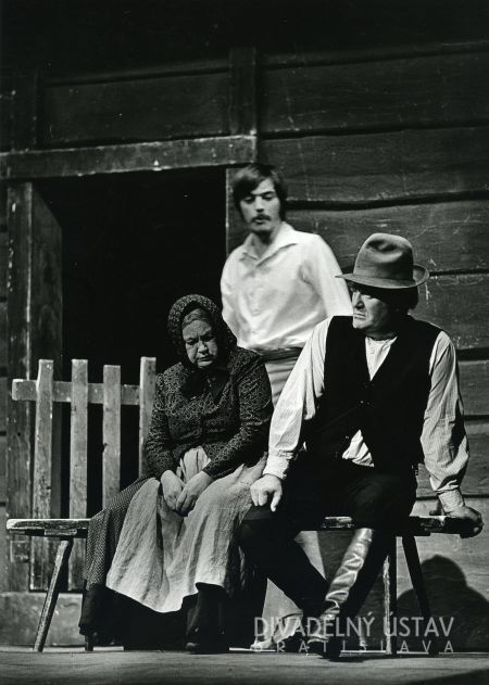 Oľga Vronská (Mara), Juraj Kukura (Ďurko), Viliam Polónyi (Palčík)