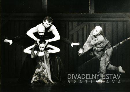 Eva Jenčková (Esmeralda), Juraj Vasilenko (Frollo), Daniel Slabý (Osud), Igor Holováč (Quasimodo)