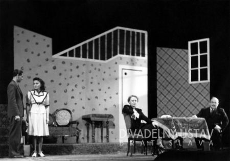 Mikuláš Huba (Janko), Mária Bancíková (Viera), Milada Frýdová (Mahuliena), Ján Sýkora (Svetozár Babík)