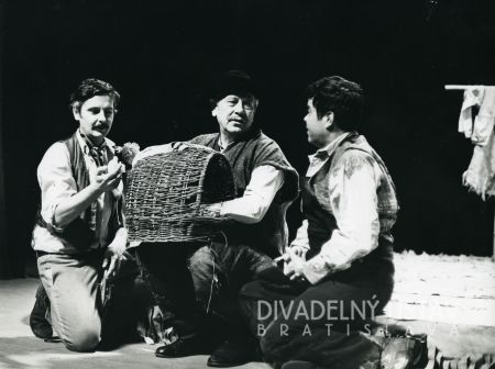 Juraj Slezáček (Ilijko), Karol Machata (Sváko Abrahám Kvákykváč), Oldo Hlaváček (Kohútik)