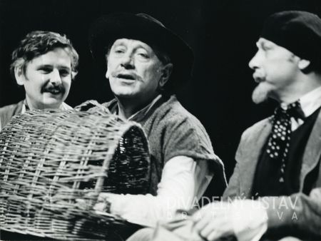 Juraj Slezáček (Ilijko), Karol Machata (Sváko Abrahám Kvákykváč), Leopold Haverl (Kantor Cyro)
