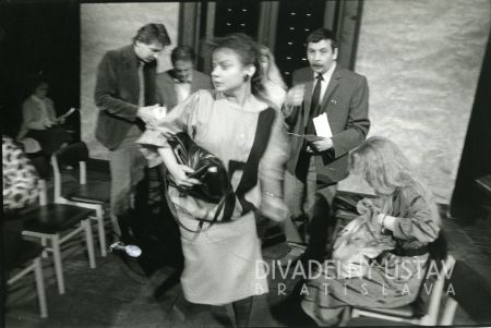 v popredí Jana Truščinská-Sivá (Jana Trusáková)