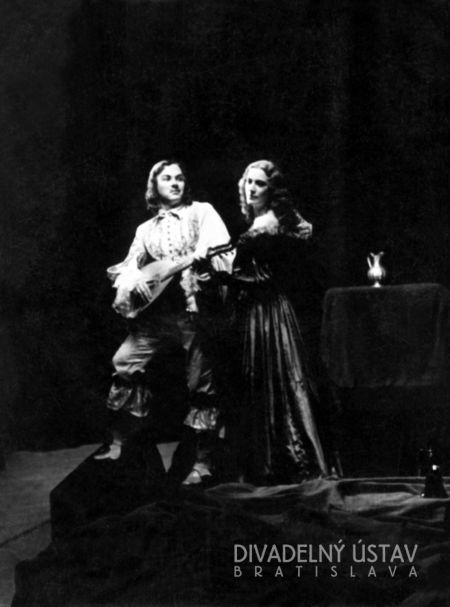 Viliam Záborský (Gróf Alfréd), Oľga Sýkorová (Markíza Silvia z Rudého Oklimonu)