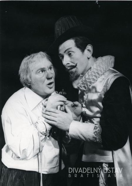 František Dibarbora (Sir Hugh Evans), Karol Machata (Doktor Caius)