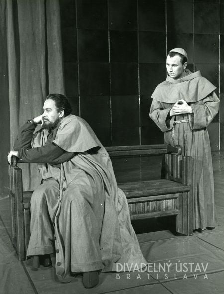 Viliam Záborský (Galileo Galilei), Anton Mrvečka (Malý mních)